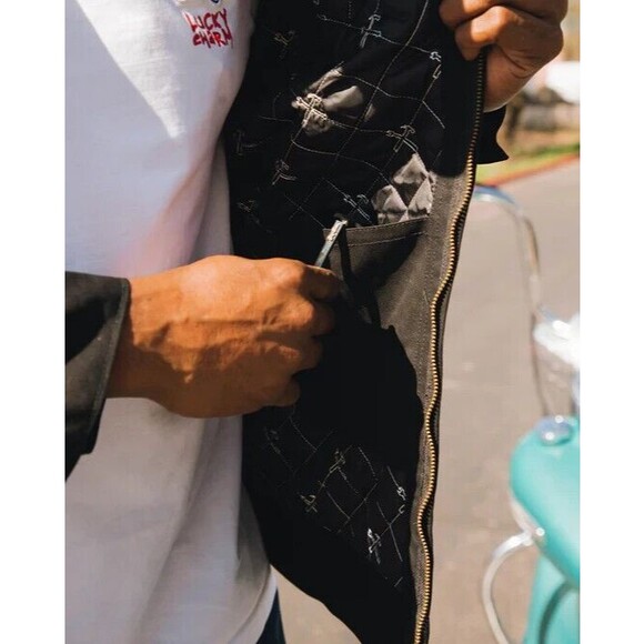 DIXXON Flannel Sz L "The Kennedy" Quilted Lined Work Biker Jacket Mens B… - Picture 5 of 5